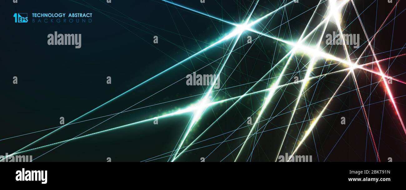 Motif abstrait futuriste de style graphique d'arrière-plan coloré. Décorer pour publicité, poster, modèle, imprimer, copier l'espace de texte. Illustration Illustration de Vecteur