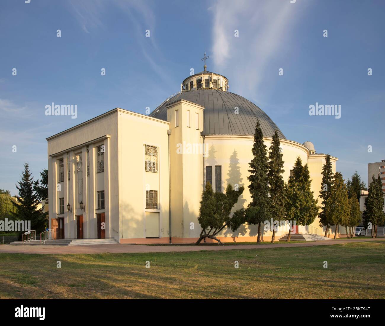 Église du Christ Roi à Torun. Pologne Banque D'Images