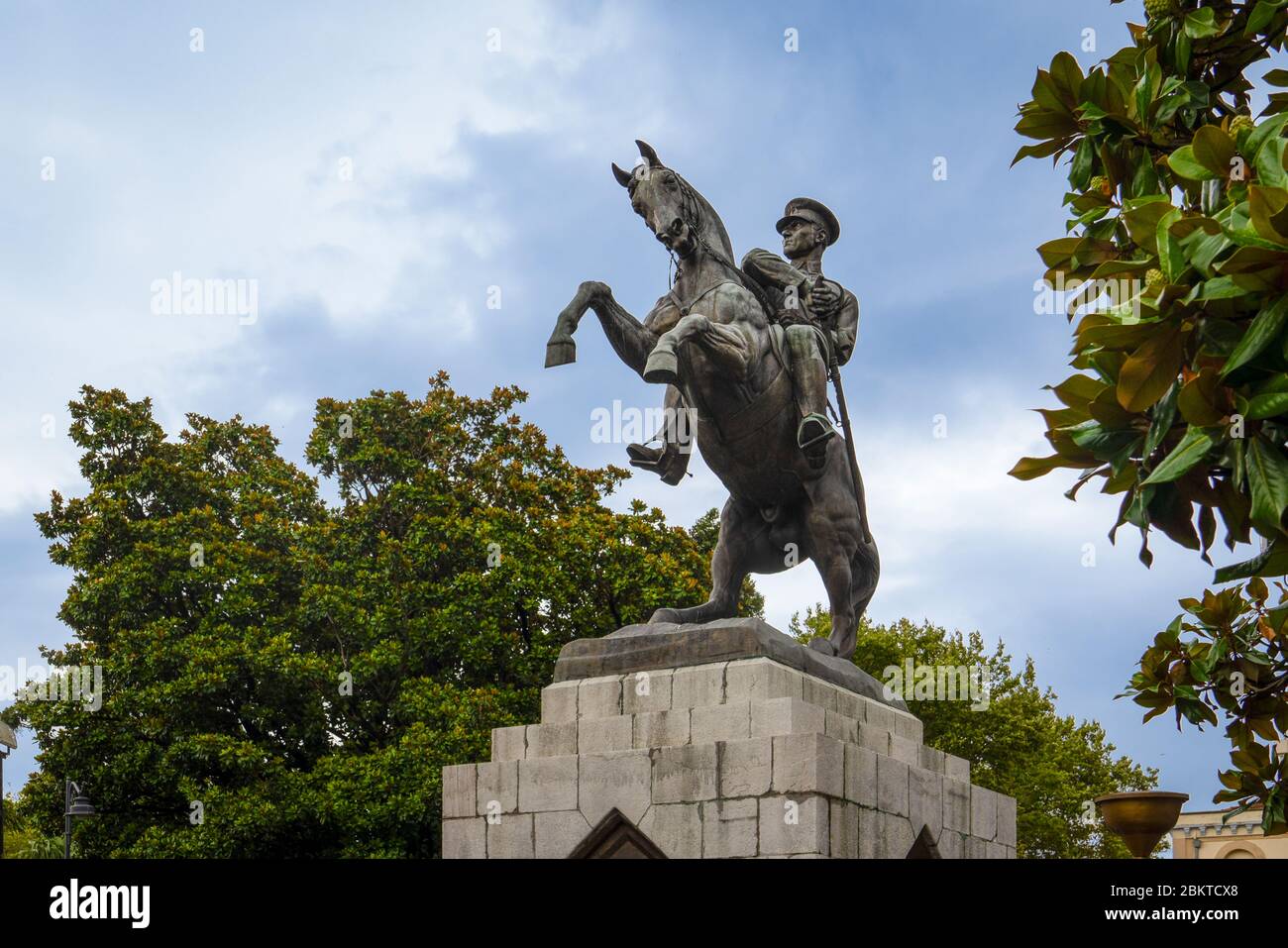 Samsun / Turquie - août 04 2019 : le monument de Mustafa Kemal Ataturk, fondateur de la Turquie Banque D'Images