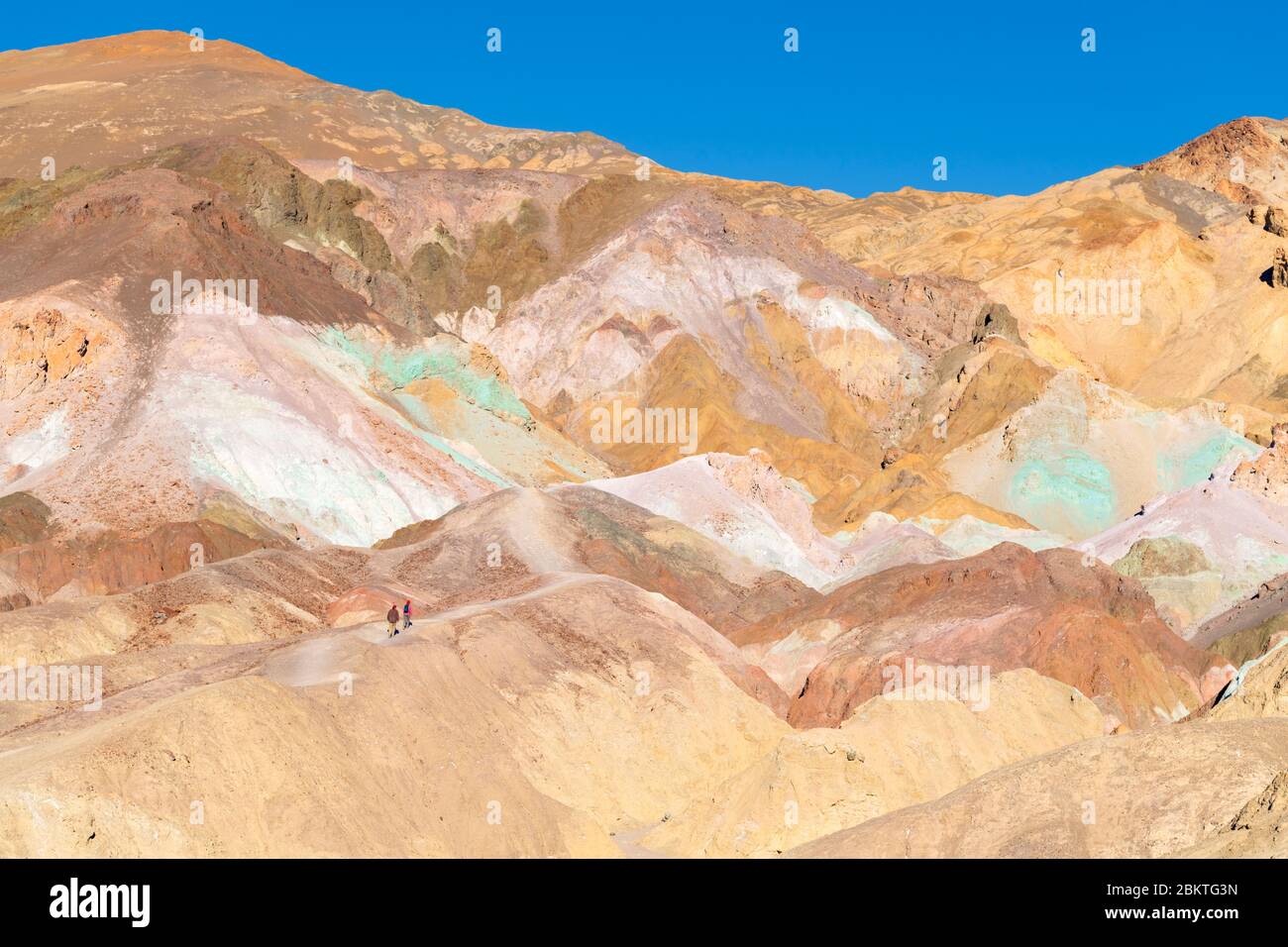 La palette de l'artiste, la Death Valley National Park, California, USA Banque D'Images