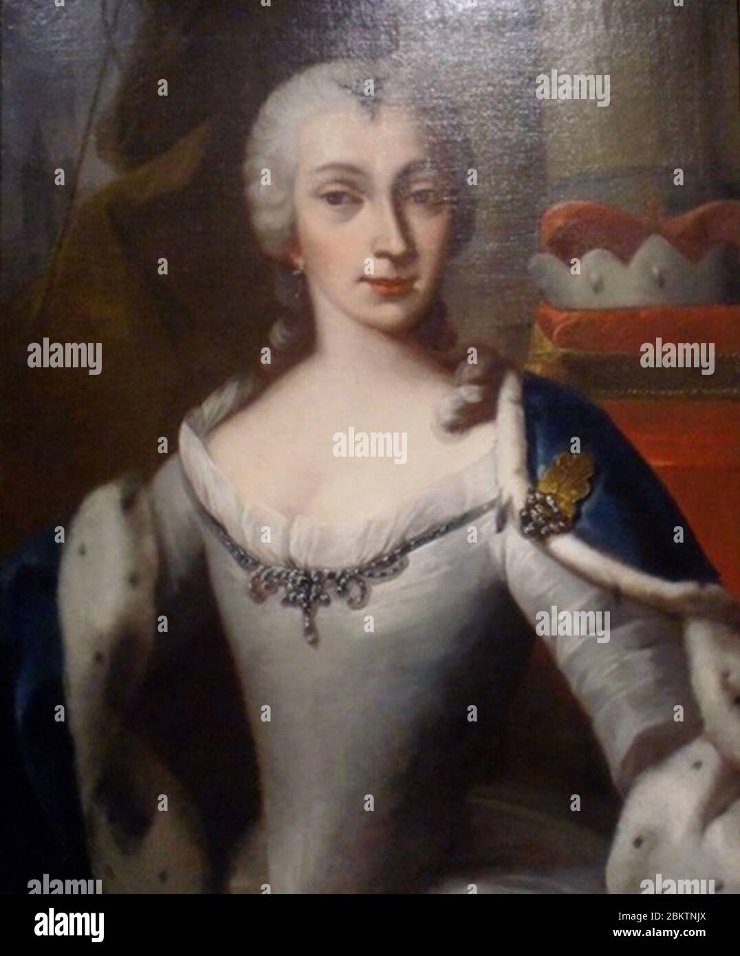 Hölzl - Maria Anna Sophia de Pologne et de Saxe. Banque D'Images