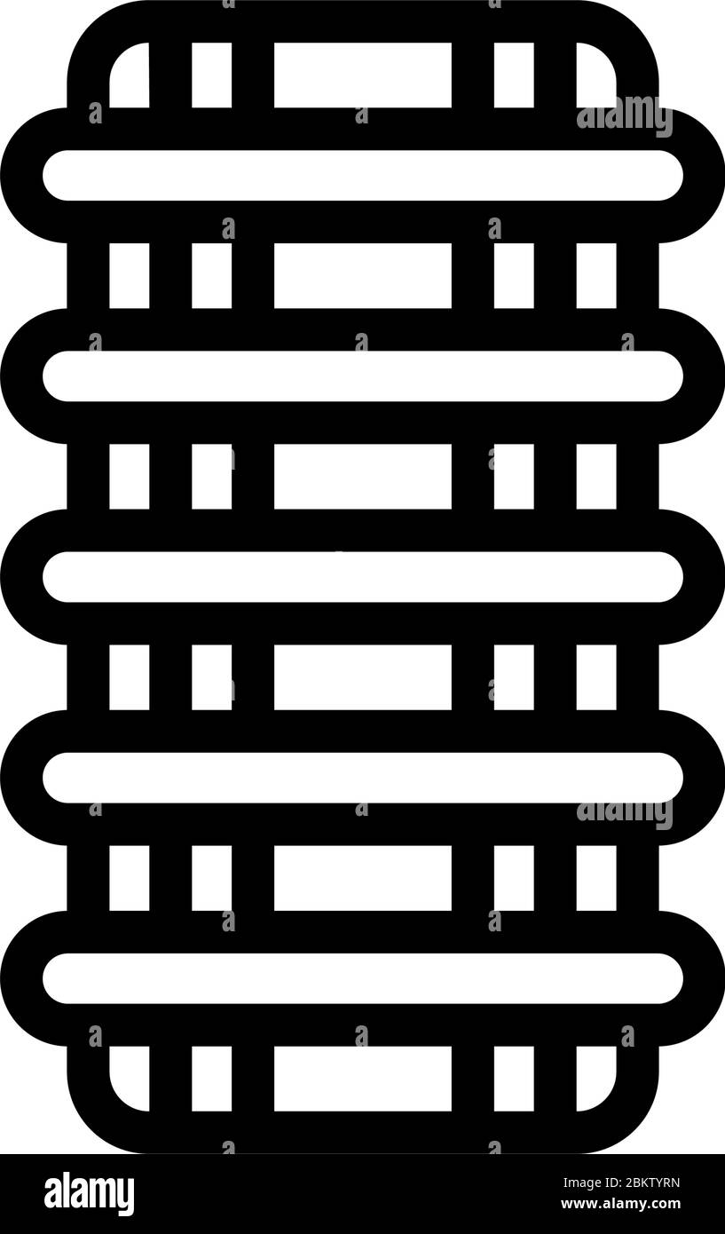illustration du schéma du vecteur de l'icône représentant un danger électrique pour les moustiques Illustration de Vecteur