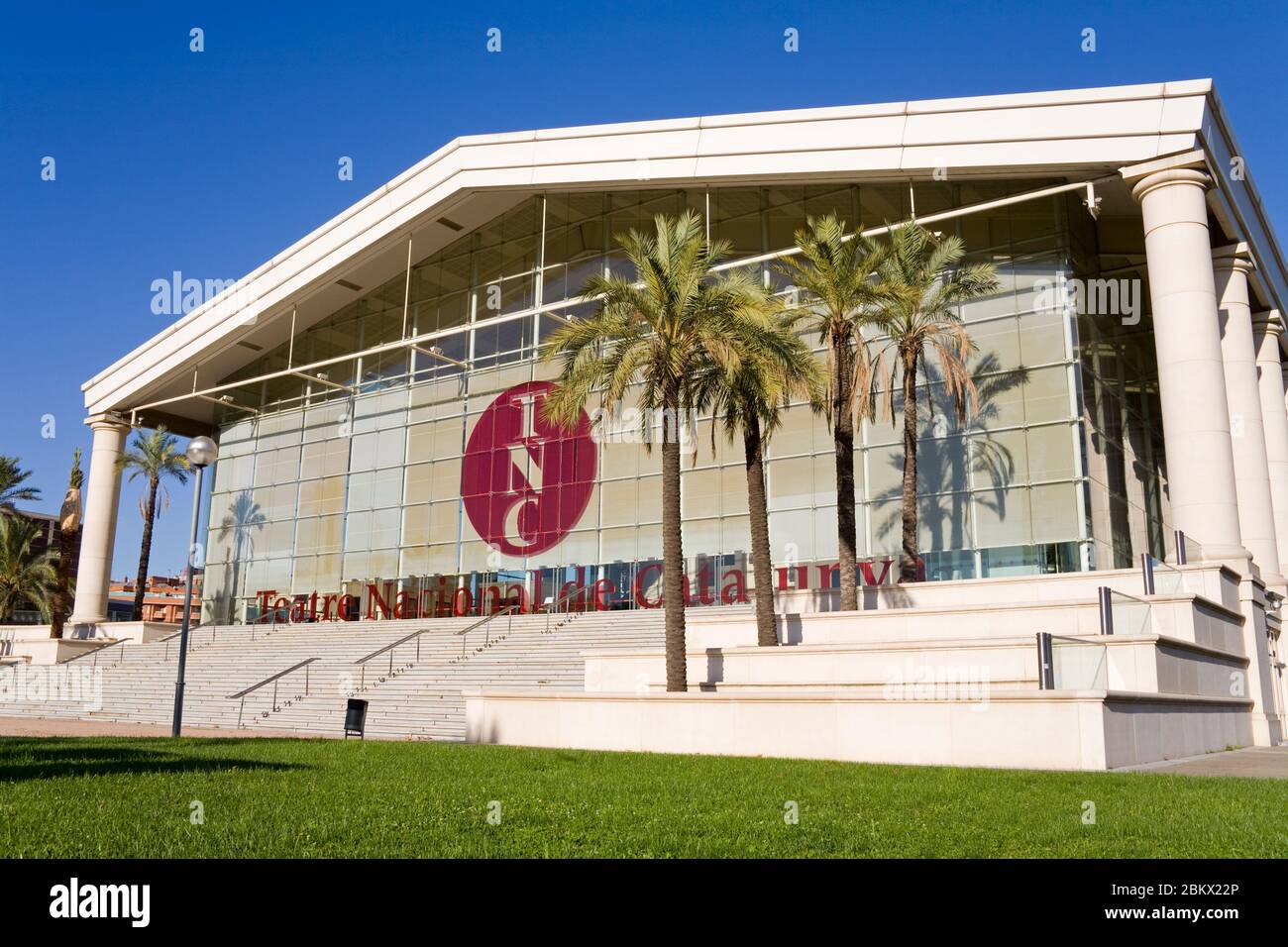 Teatre Nacionale de Catalunya conçu par Richard Bofill, Barcelone, Catalogne, Espagne, Europe Banque D'Images