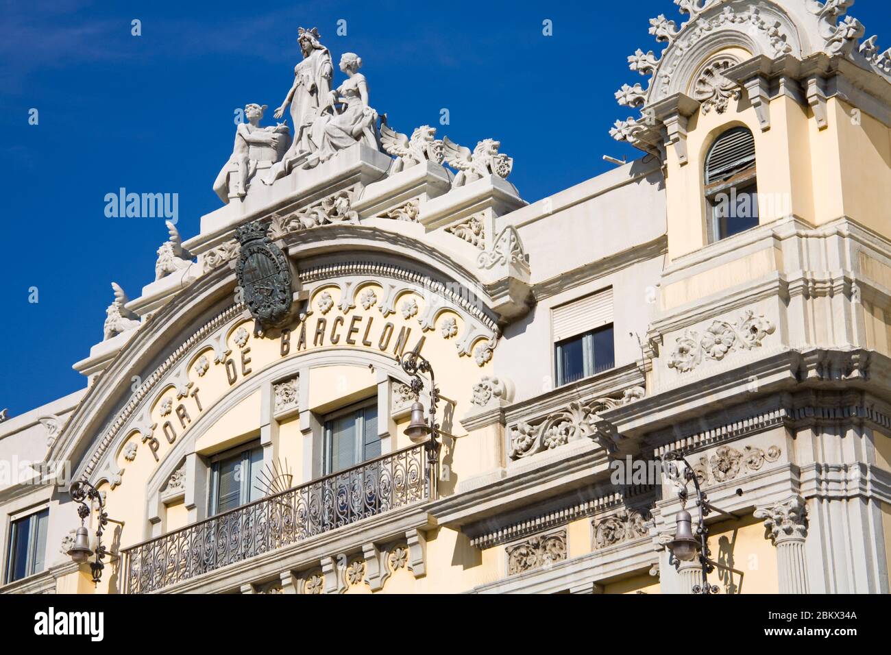 Port de Barcelone à Port Vell, la ville de Barcelone, Catalogne, Espagne, Europe Banque D'Images