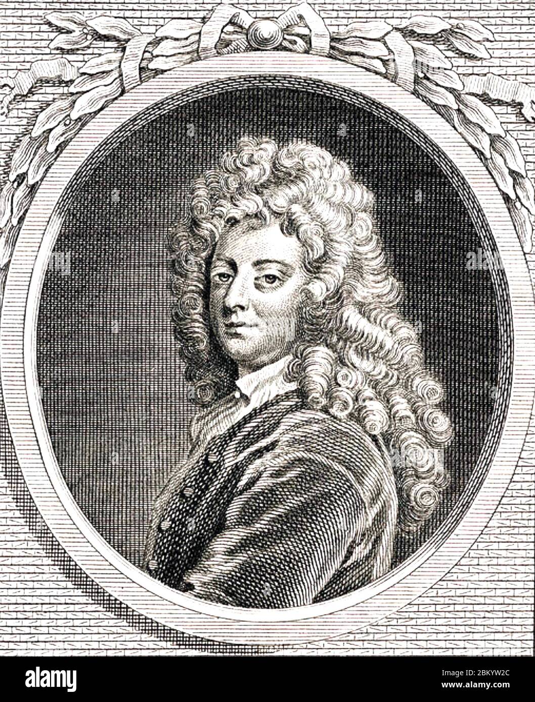 WILLIAM CONGREVE (1670-1729) poète et dramaturge anglais Banque D'Images