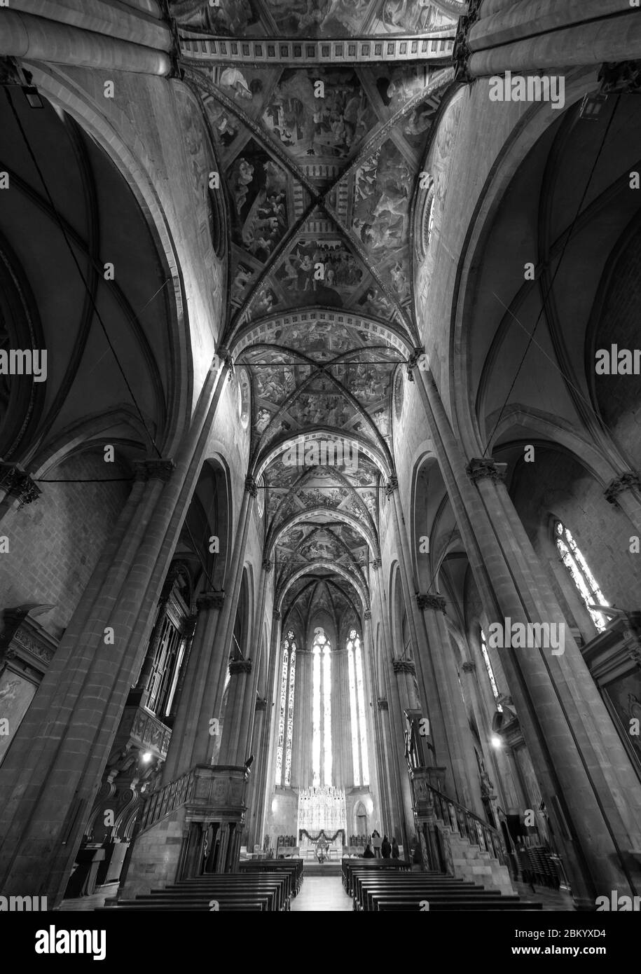 Arezzo (Italie) - la ville étrusque et Renaissance de la région de Toscane. Ici le centre historique. Banque D'Images