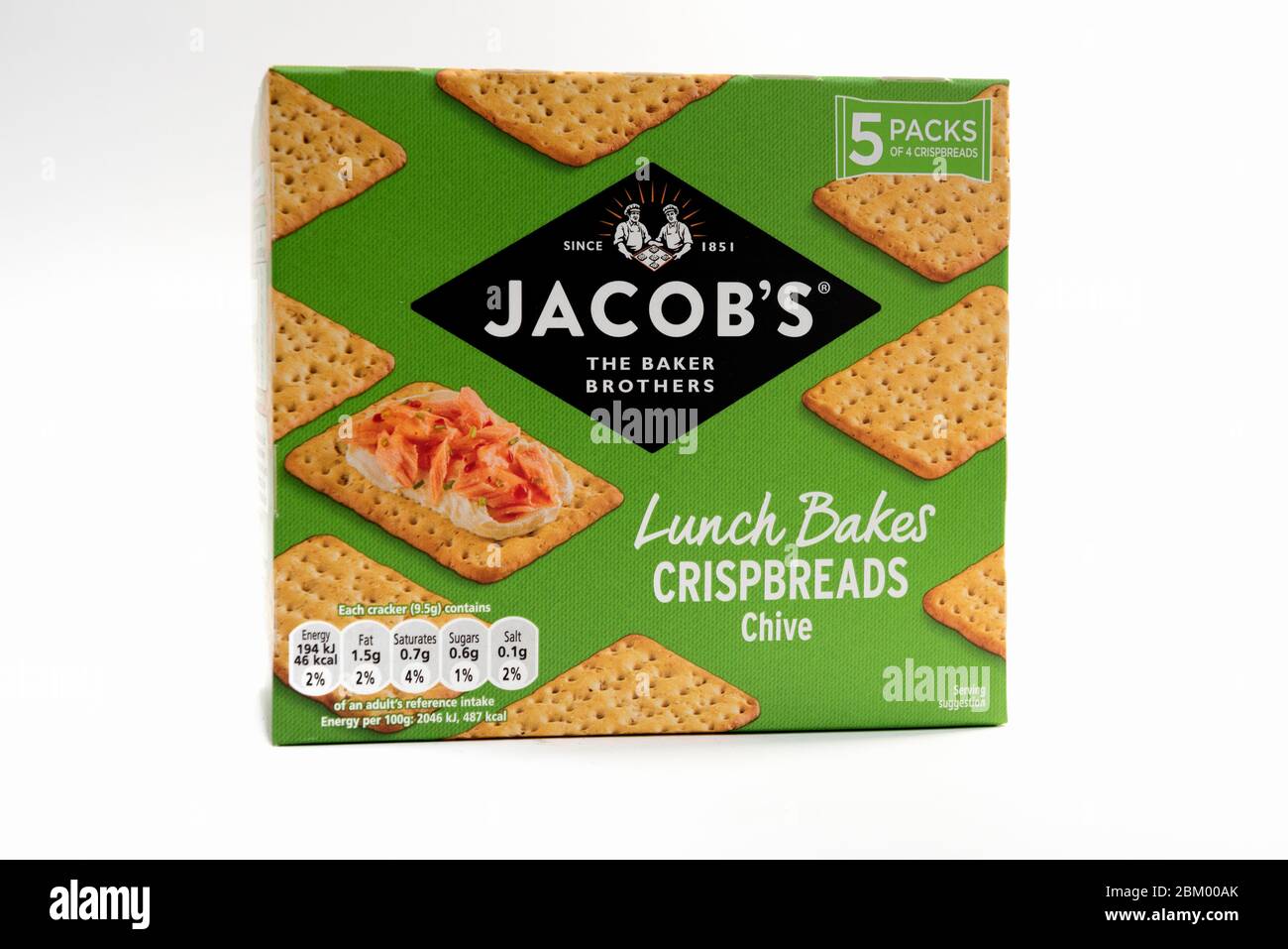 Jacobs Lunch Bakes croustillant 5 paquets Banque D'Images