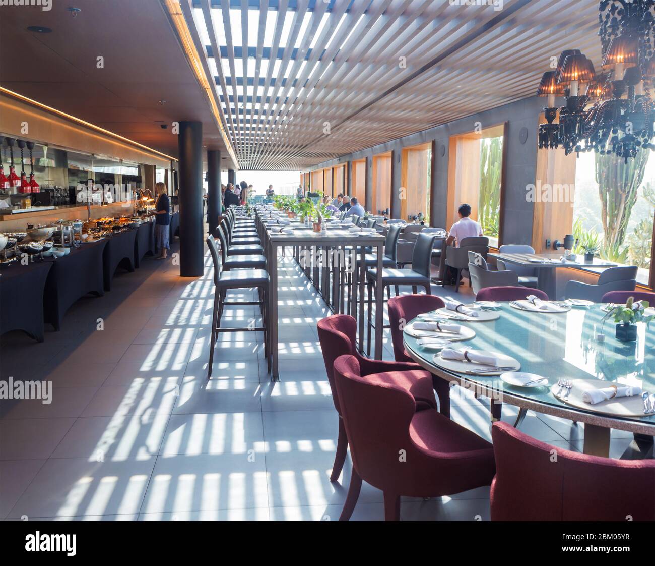 Intérieur unique de l'hôtel, Sao Paulo, Brésil Banque D'Images