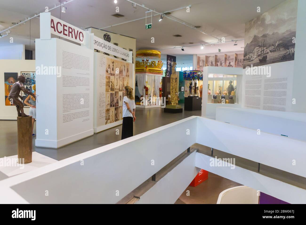 Museu Afro Brasil, Sao Paulo, Brésil Banque D'Images