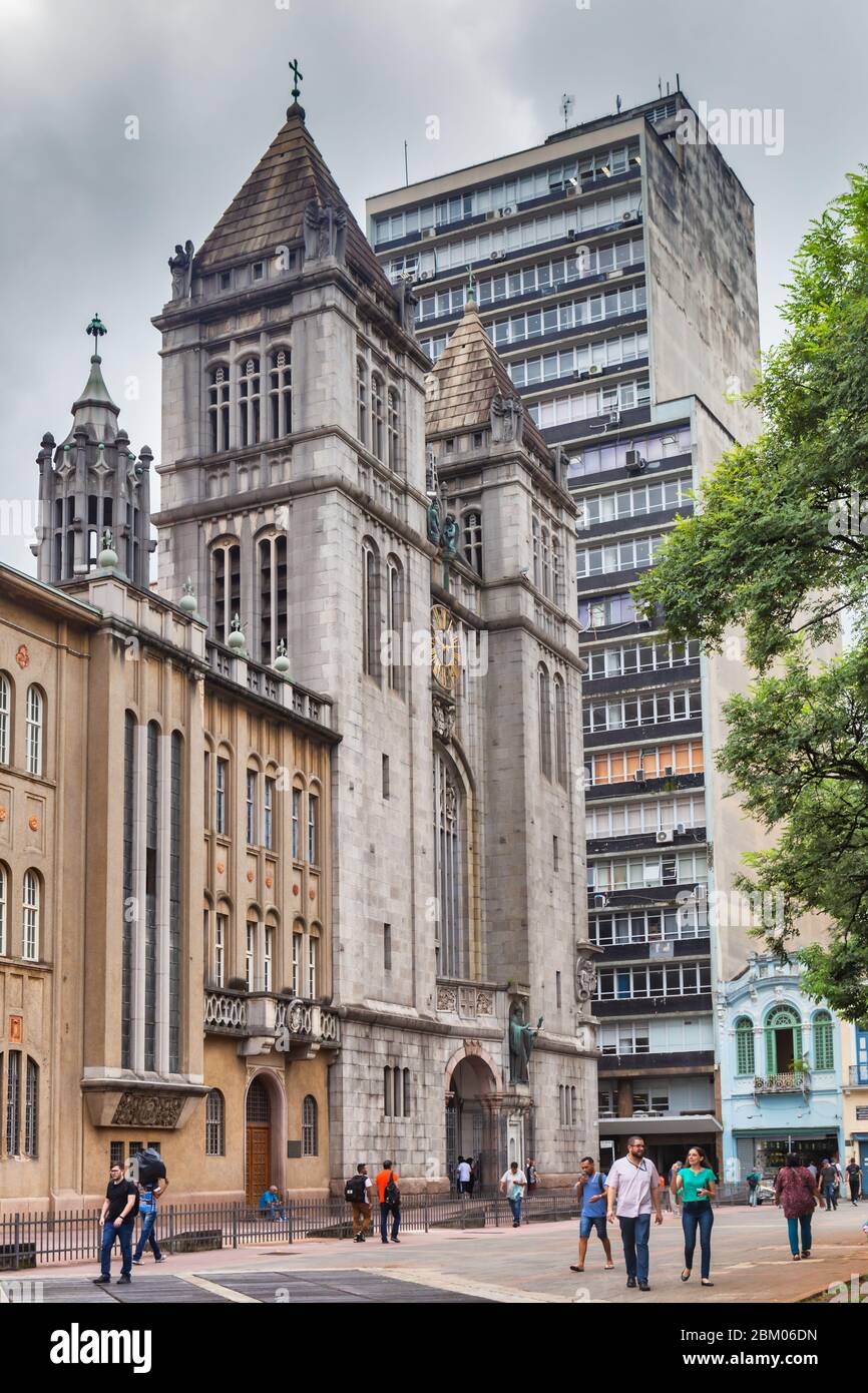 Monastère de Sao Bento, 1922, Sao Paulo, Brésil Banque D'Images