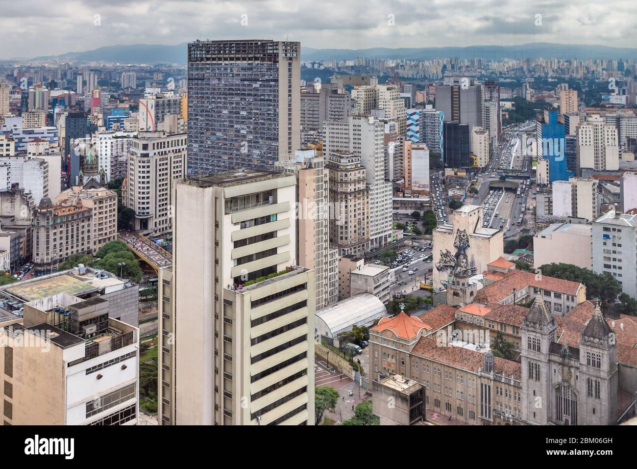 CityScape, Sao Paulo, Brésil Banque D'Images