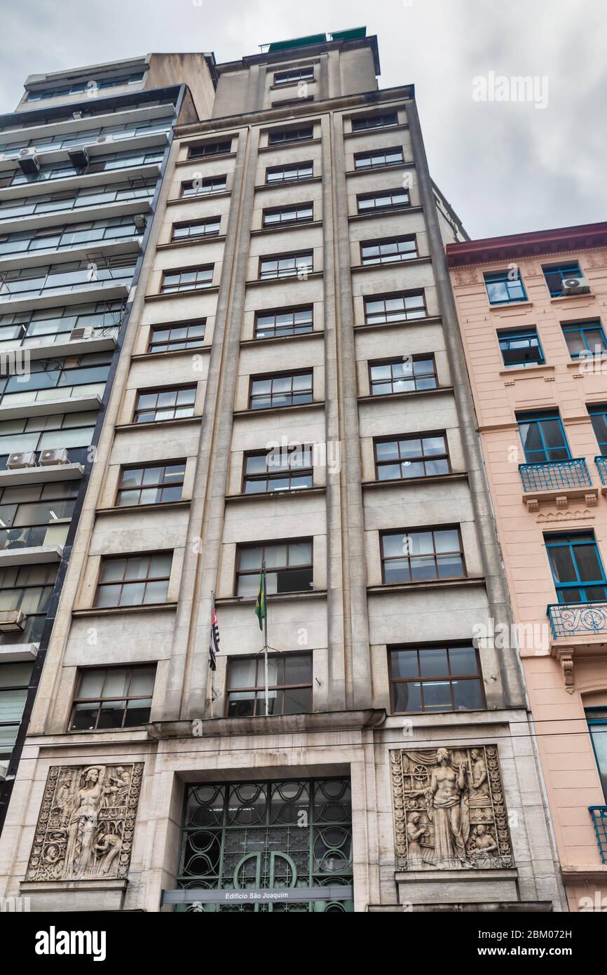 Bâtiment de Sao Joaquim, Sao Paulo, Brésil Banque D'Images