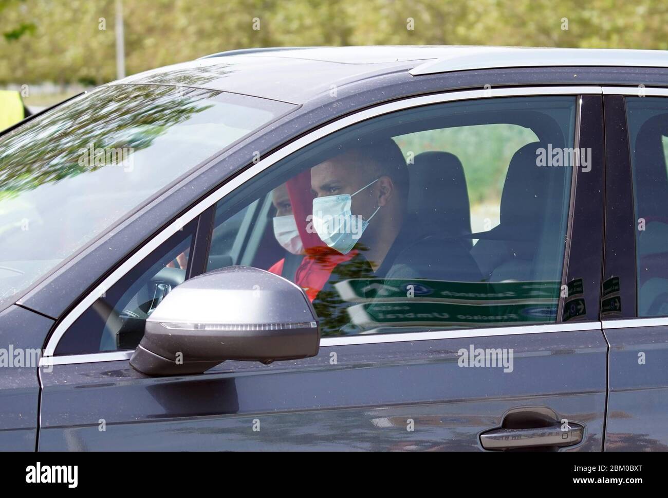 Madrid, Espagne. 06e mai 2020. Les joueurs de football du Real Madrid arrivent à la ville sportive de Valdebebas à Madrid pour les tests COVID-19 pour commencer l'entraînement crédit: CORDÉON PRESSE/Alay Live News Banque D'Images