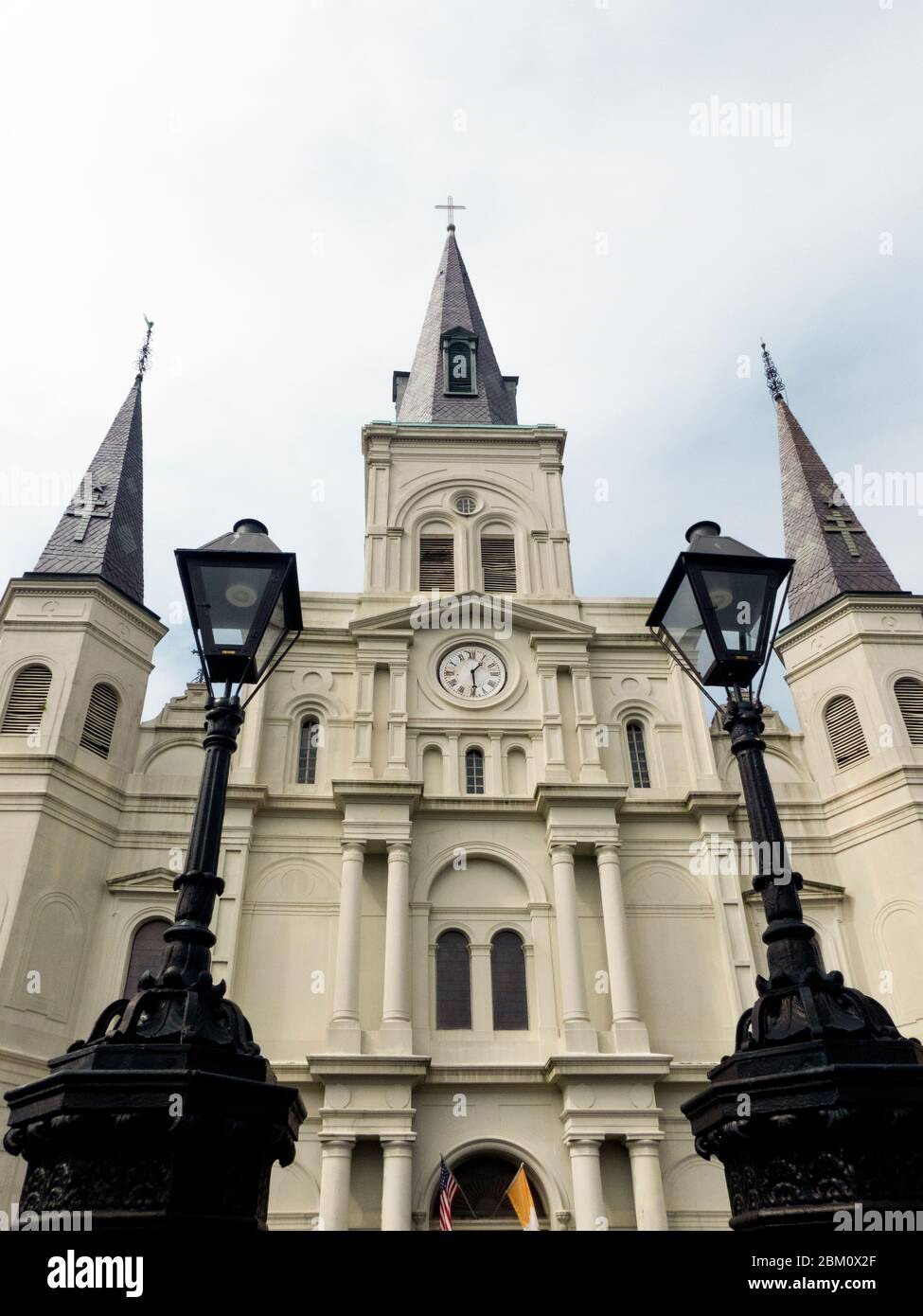 Cathédrale St Louis à New Orleans, LA Banque D'Images