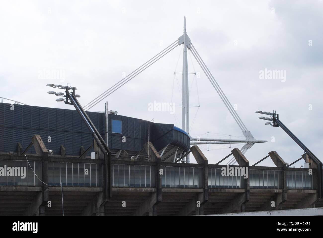 Millennium Stadium Principauté Stadium, Westgate Street, Cardiff, pays de Galles CF10 1JA par Bligh Lobb Sports Architecture HOK 2000 Banque D'Images