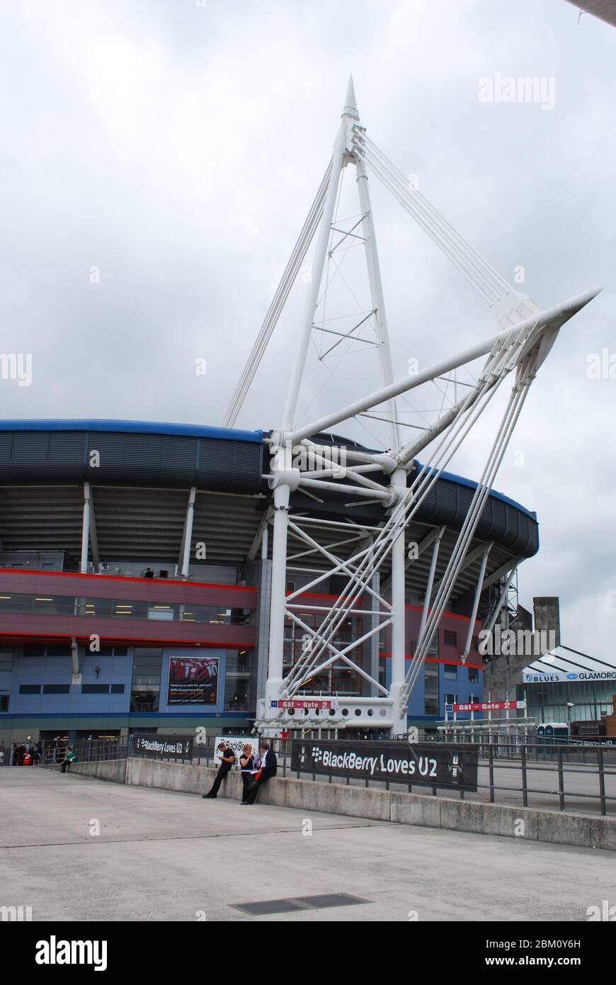 Millennium Stadium Principauté Stadium, Westgate Street, Cardiff, pays de Galles CF10 1JA par Bligh Lobb Sports Architecture HOK 2000 Banque D'Images