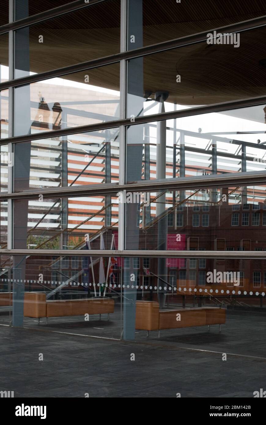 Centre des arts de réaménagement Slate Copper Wales Millennium Centre, Bute place, Cardiff CF10 5AL par Percy Thomas Partnership Jonathan Adams Banque D'Images