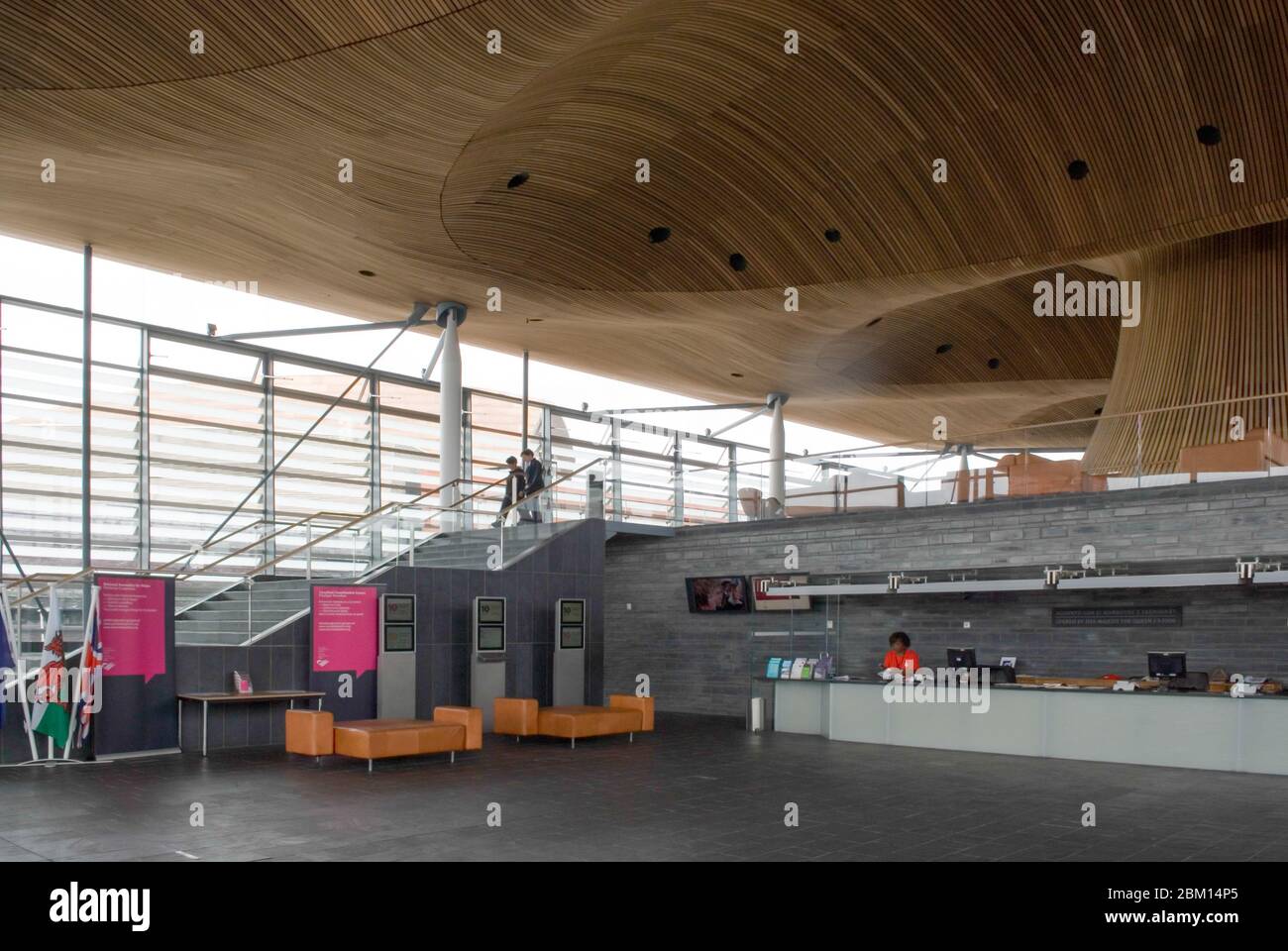 Centre des arts de réaménagement Slate Copper Wales Millennium Centre, Bute place, Cardiff CF10 5AL par Percy Thomas Partnership Jonathan Adams Banque D'Images