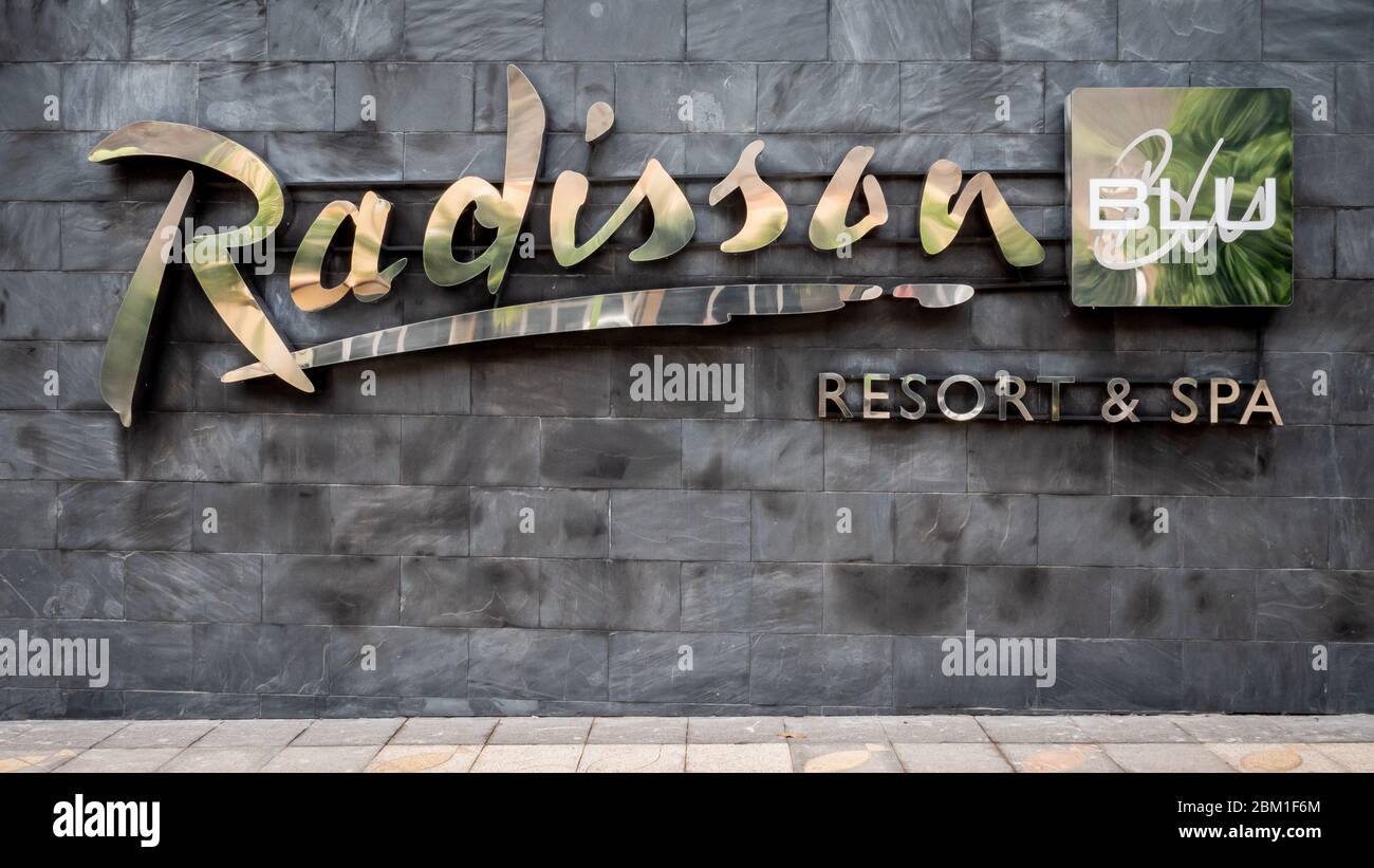 Radisson Blu Resort and Spa. La marque et le logo de la chaîne d'hôtels