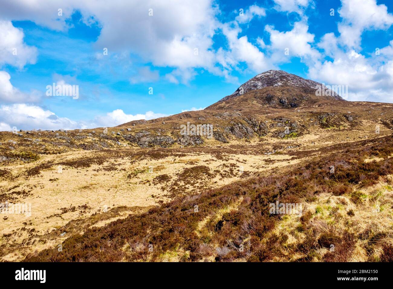 Diamond Hill, le Parc National du Connemara, comté de Galway, Irlande Banque D'Images
