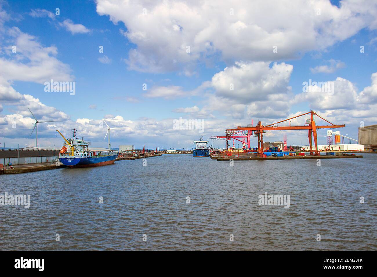 avonmouth,port,verrou,avonmouth port lock,uk ports,avonmouth chantier de ferraille,avonmouth recyclage des ordures,ferraille Banque D'Images