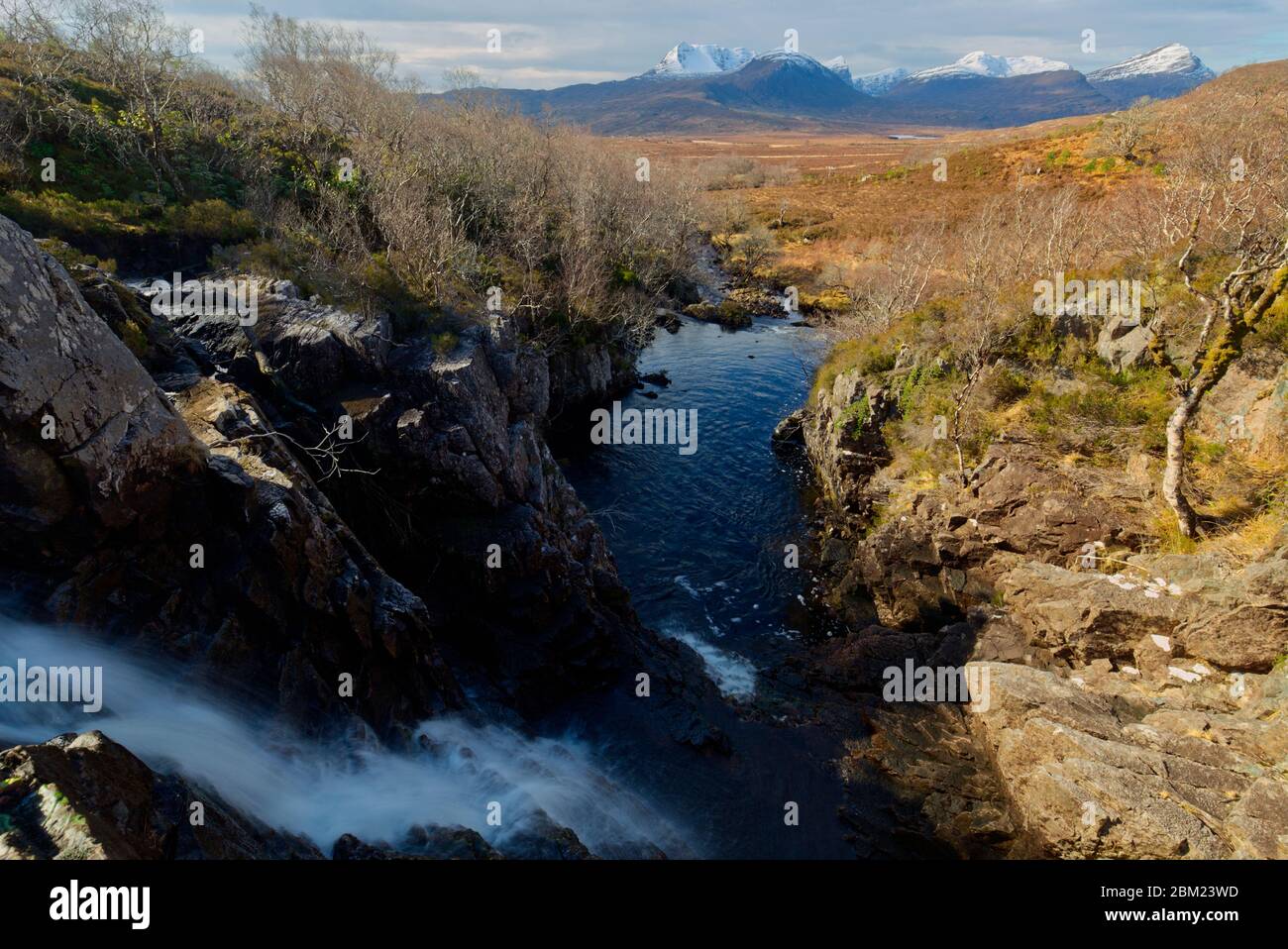 Cascade de Coigach, Highland Ecosse Banque D'Images