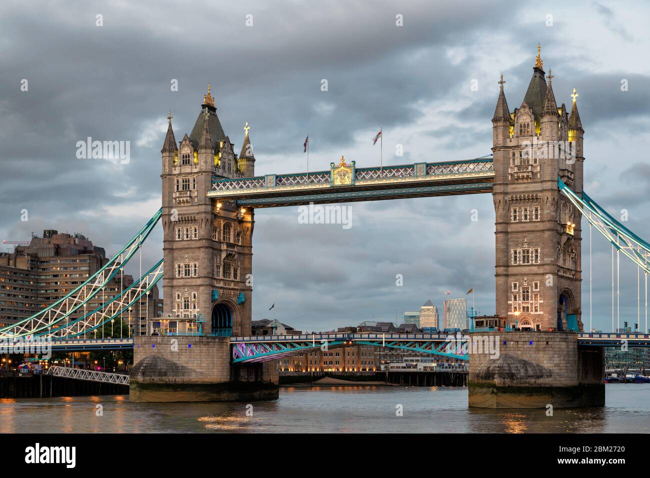 Tower Bridge à Londres, Royaume-Uni Banque D'Images