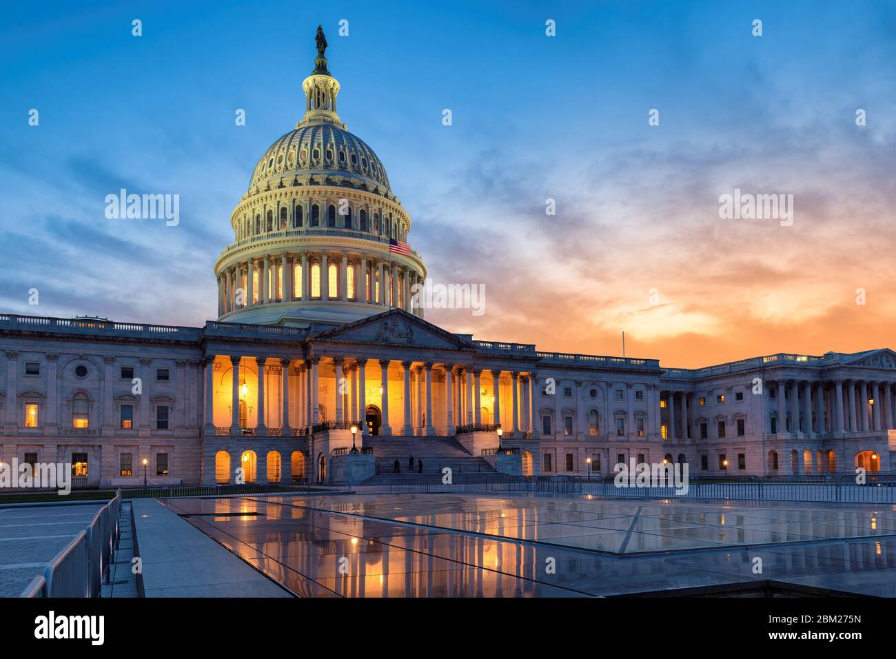 Bâtiment du Capitole DES ÉTATS-UNIS à Washington DC Banque D'Images