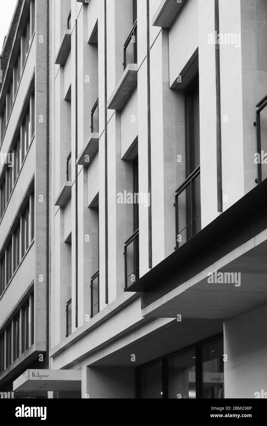 Façade Portland Stone Bardage Architecture 5 Savile Row, Londres, W1S 3PD par Squire & Partners Banque D'Images