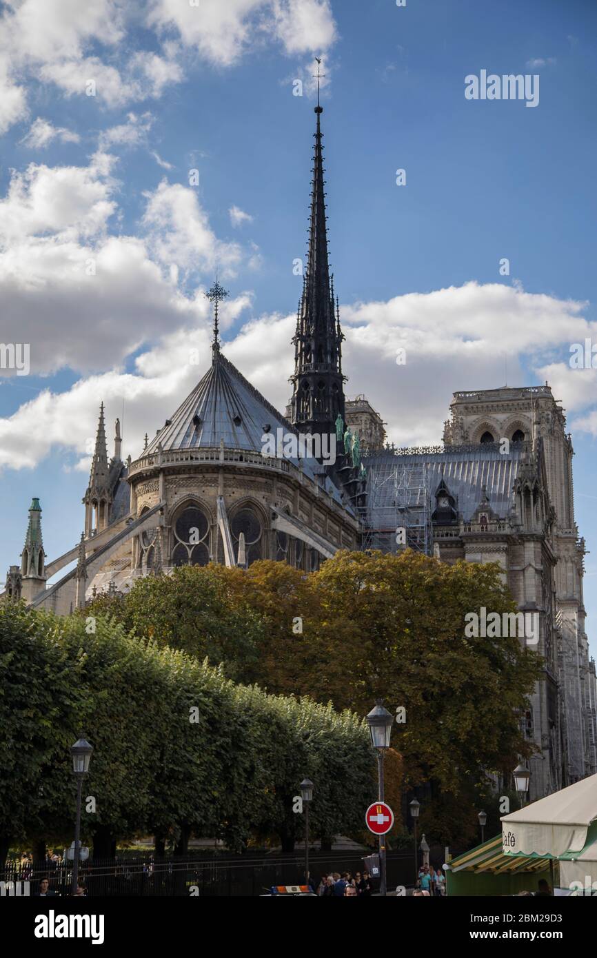 Notre Dame de Paris, France Banque D'Images