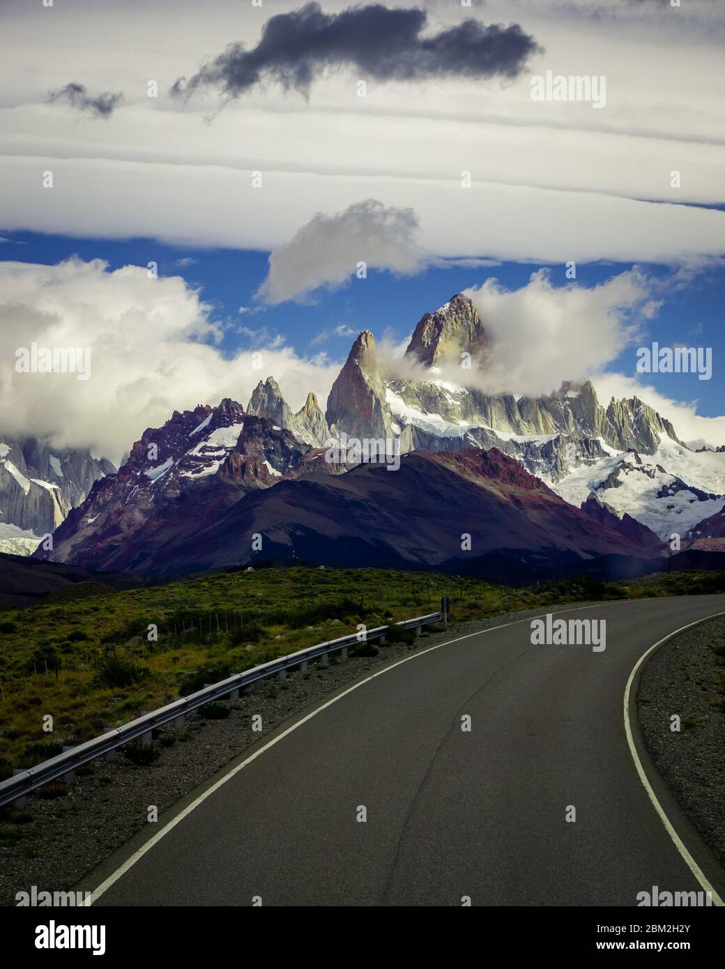 fitz roy patagonia Mountain Argentine Banque D'Images