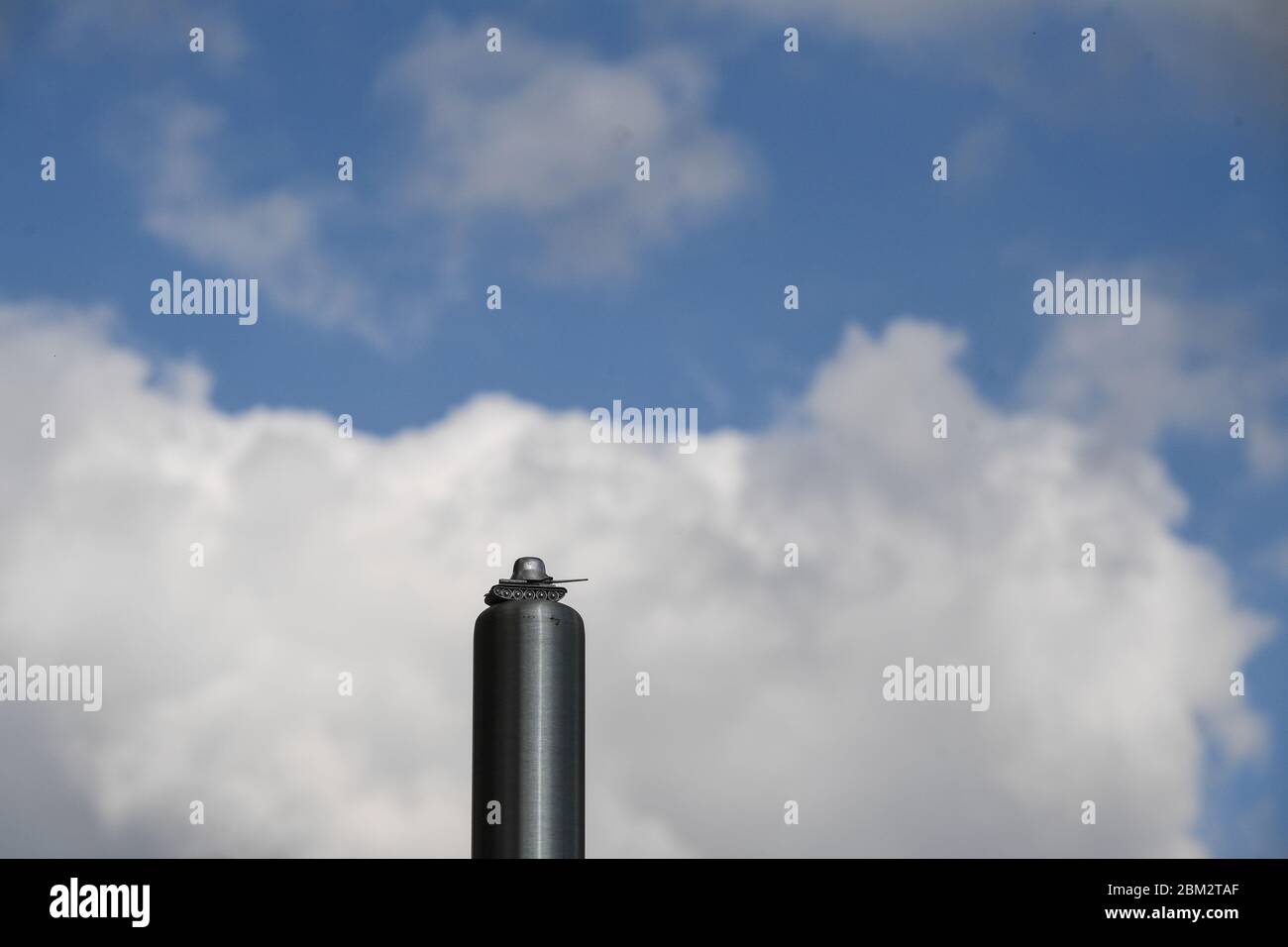 La Plaque Commemorant Les Soldats De L Armee Antisovietique De Liberation De La Russie Roa Qui Ont Ete Tues A La Fin De La Seconde Guerre Mondiale Tout En Aidant A La Liberation