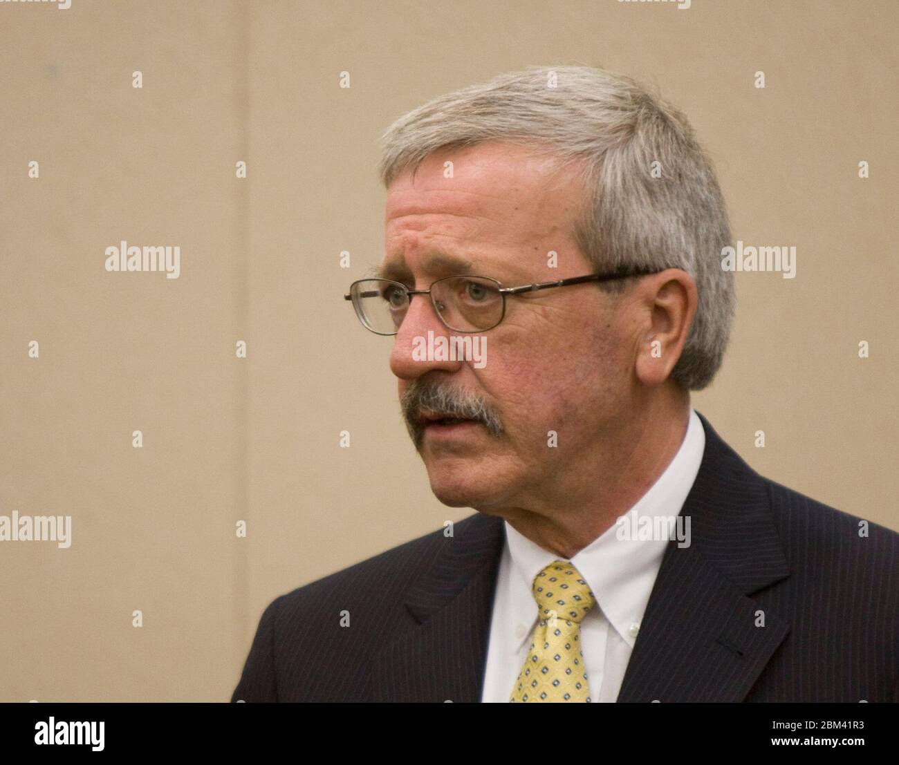 The Woodlands Texas USA, 5 novembre 2011: Mark Block, directeur de campagne pour Herman Cain, candidat à la nomination républicaine à la présidence. ©Marjorie Kamys Cotera/Daemmrich Photographie Banque D'Images