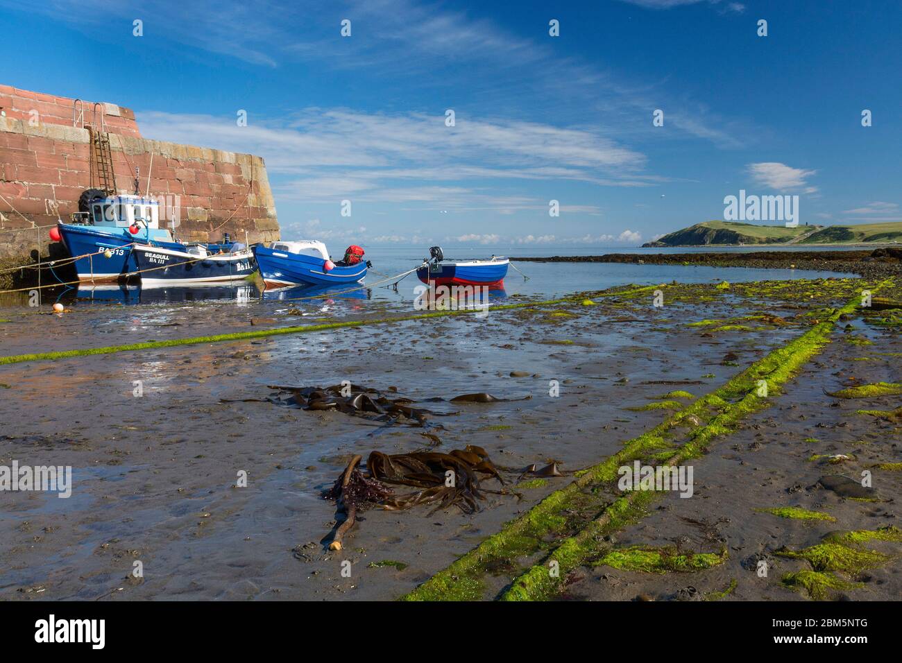 port de ballantrae, sud du ayrshire Banque D'Images