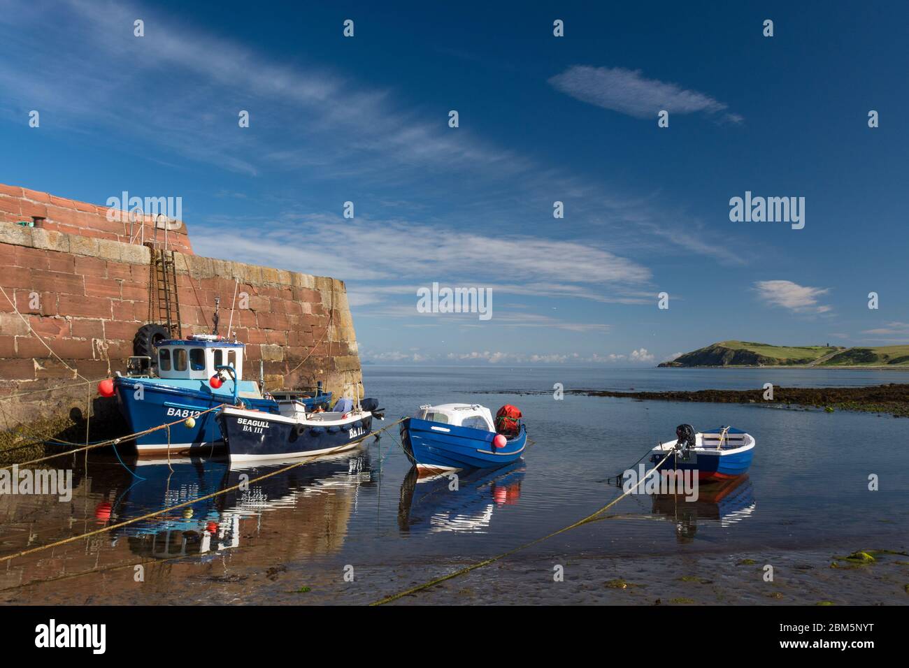 port de ballantrae, sud du ayrshire Banque D'Images