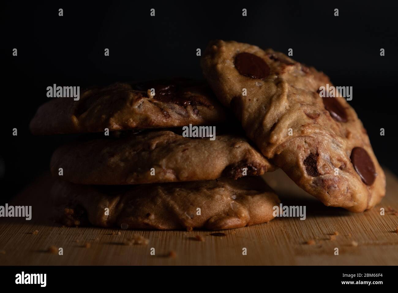 Petits gâteaux au chocolat frais et épais Banque D'Images