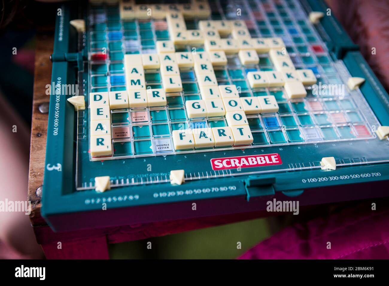 Scrabble enfants jeu Banque de photographies et d’images à haute
