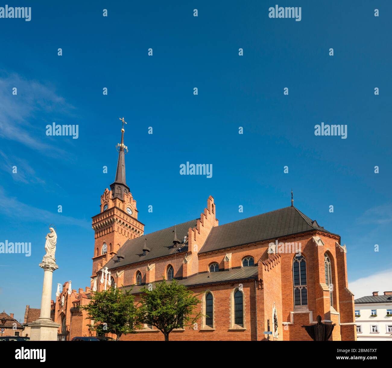 Cathédrale, 14ème siècle, Tarnow, aka Malopolska Pologne petite région, Pologne Banque D'Images