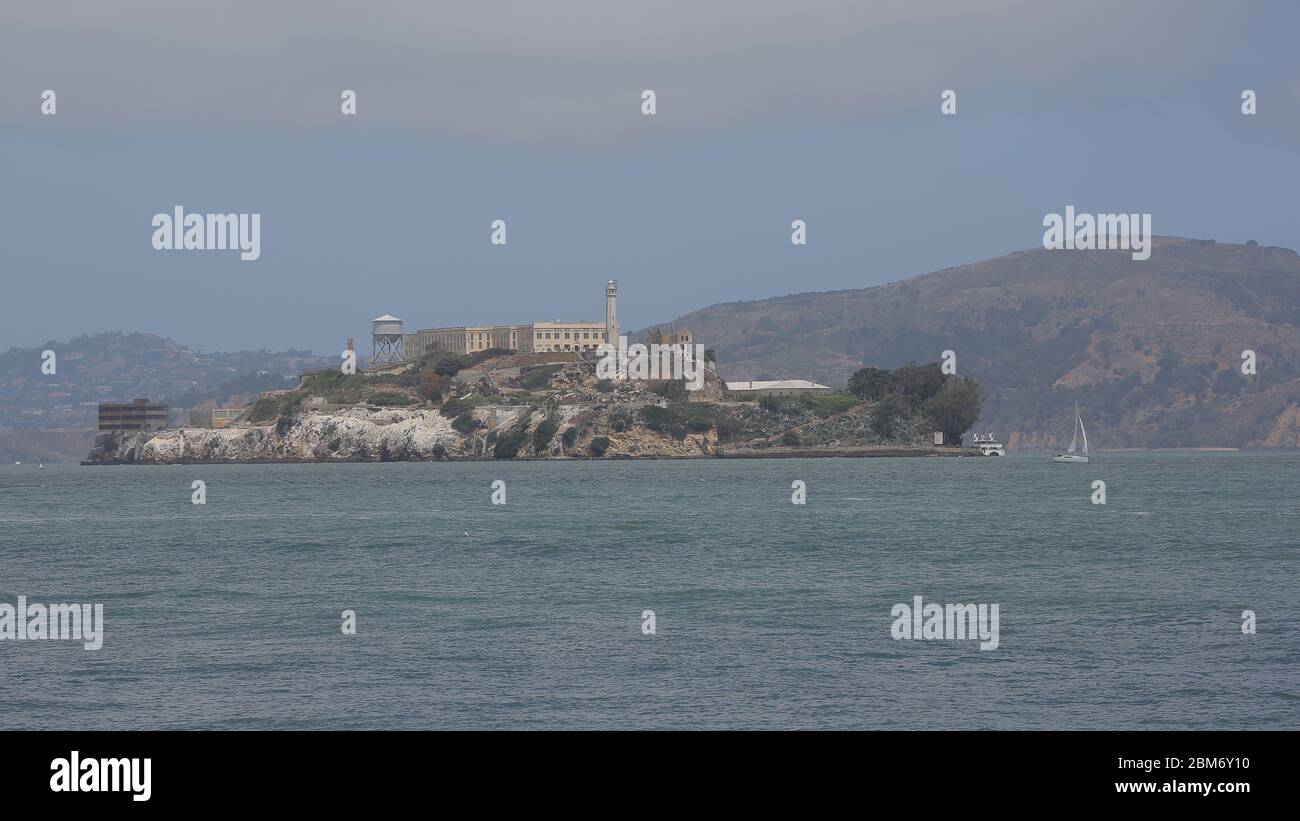 Pénitencier fédéral d'Alcatraz à l'île d'Alcatraz Banque D'Images