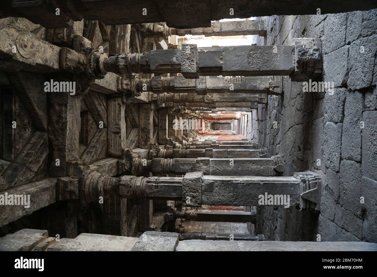 Fort de Daulatabad en Inde Banque D'Images