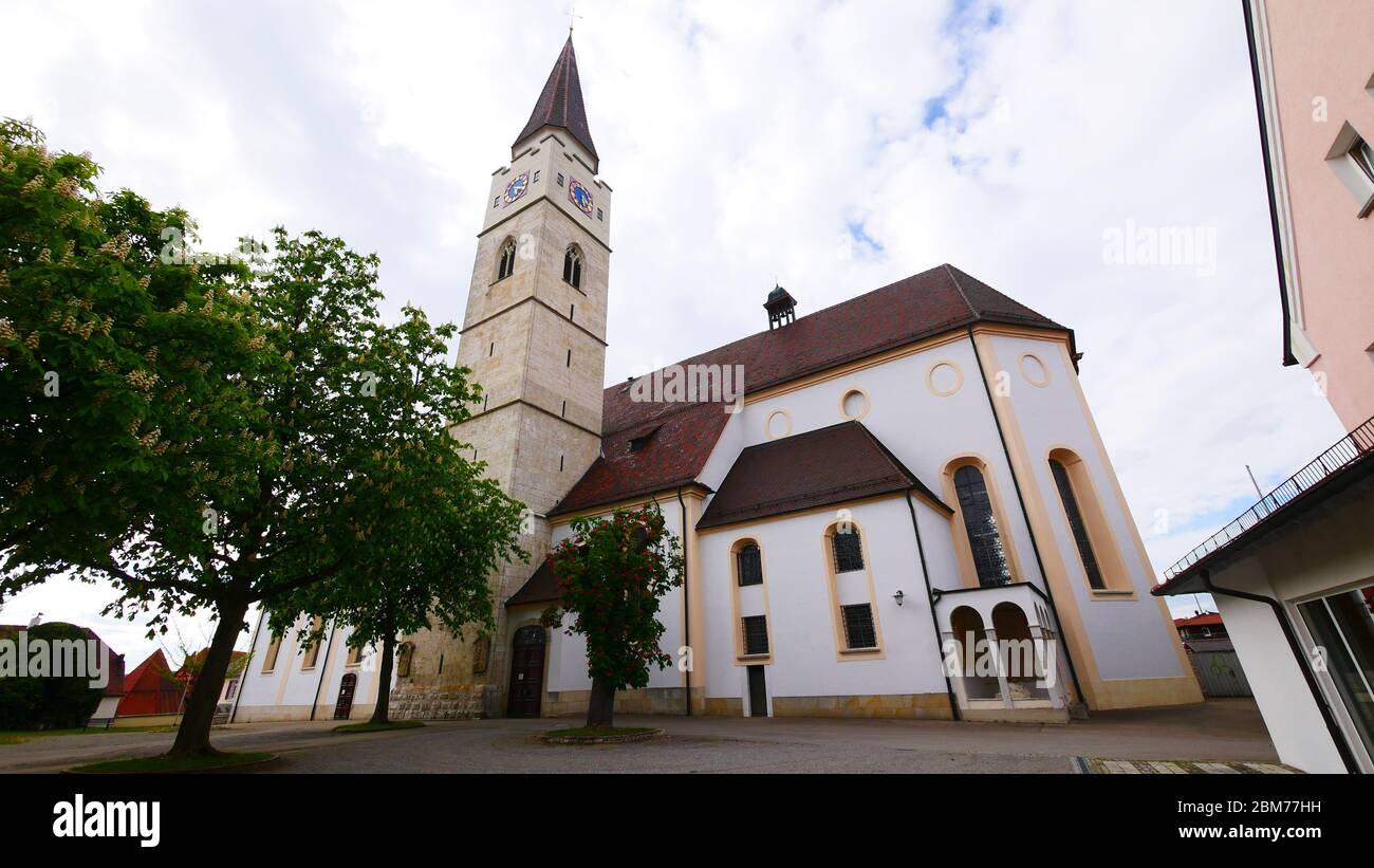 Ehingen, Allemagne : église Saint Blasius Banque D'Images