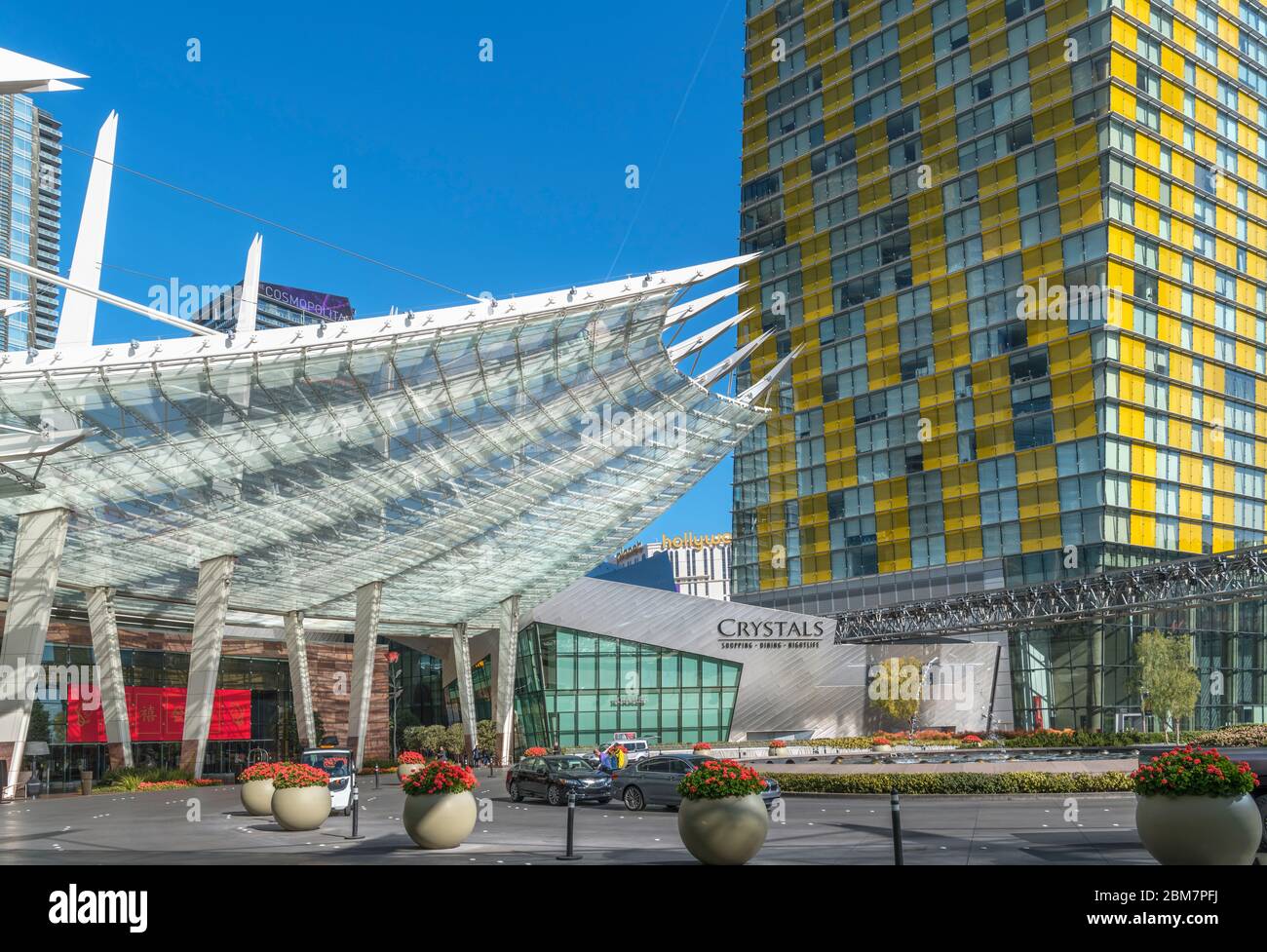 The Shops at Crystals, un centre commercial haut de gamme dans le complexe CityCenter, Las Vegas Boulevard, Las Vegas, Nevada, États-Unis Banque D'Images