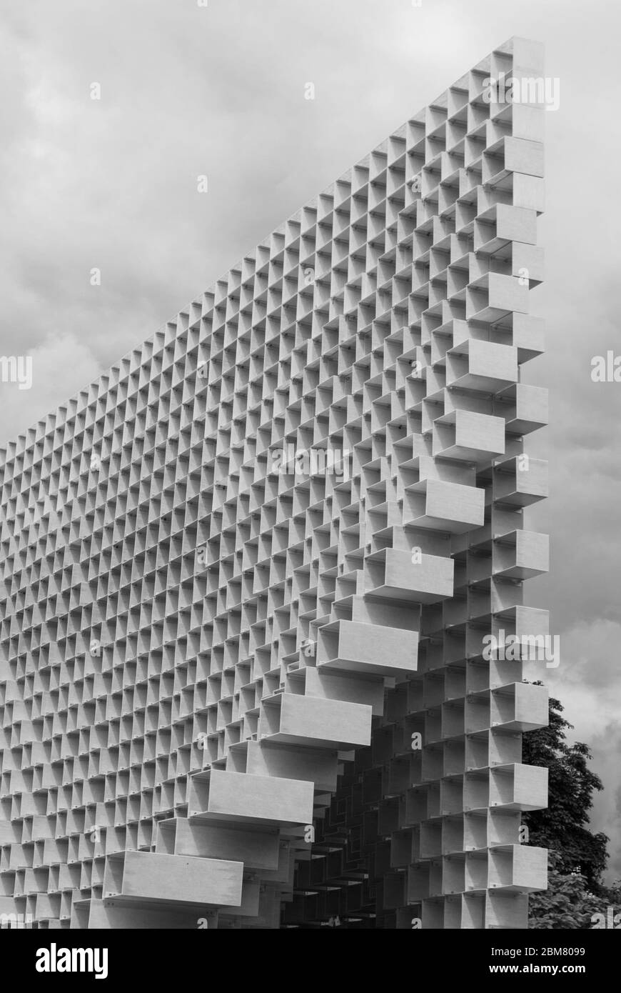 Pavillon d'été Galeries Serpentine Pavillon Serpentine 2016, Kensington Gardens, Londres, W2 3XA par LE GROUPE BIG Bjarke Ingels Banque D'Images