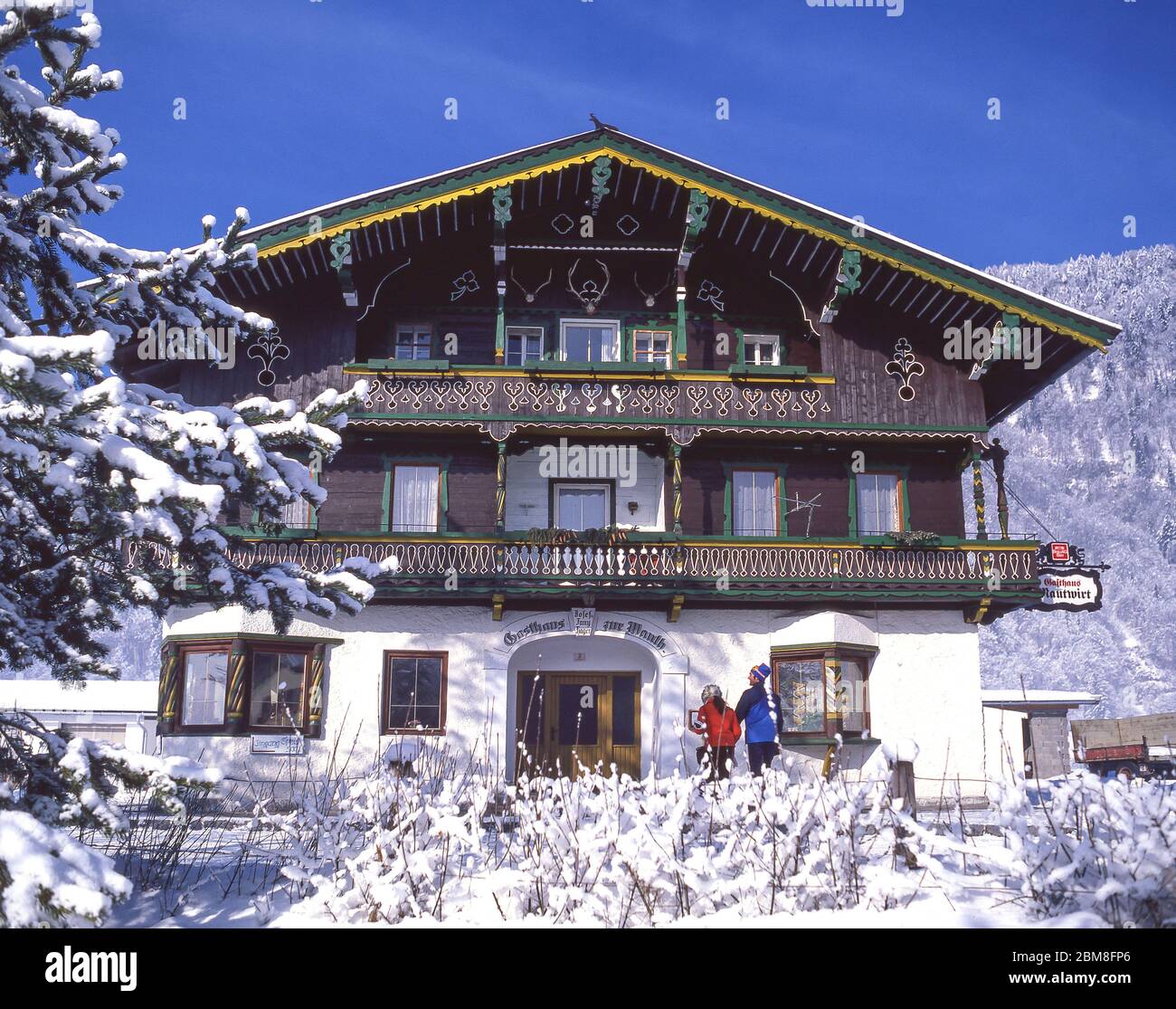 Gasthaus traditionnel à Kirchdorf an der Krems, haute-Autriche, Autriche Banque D'Images