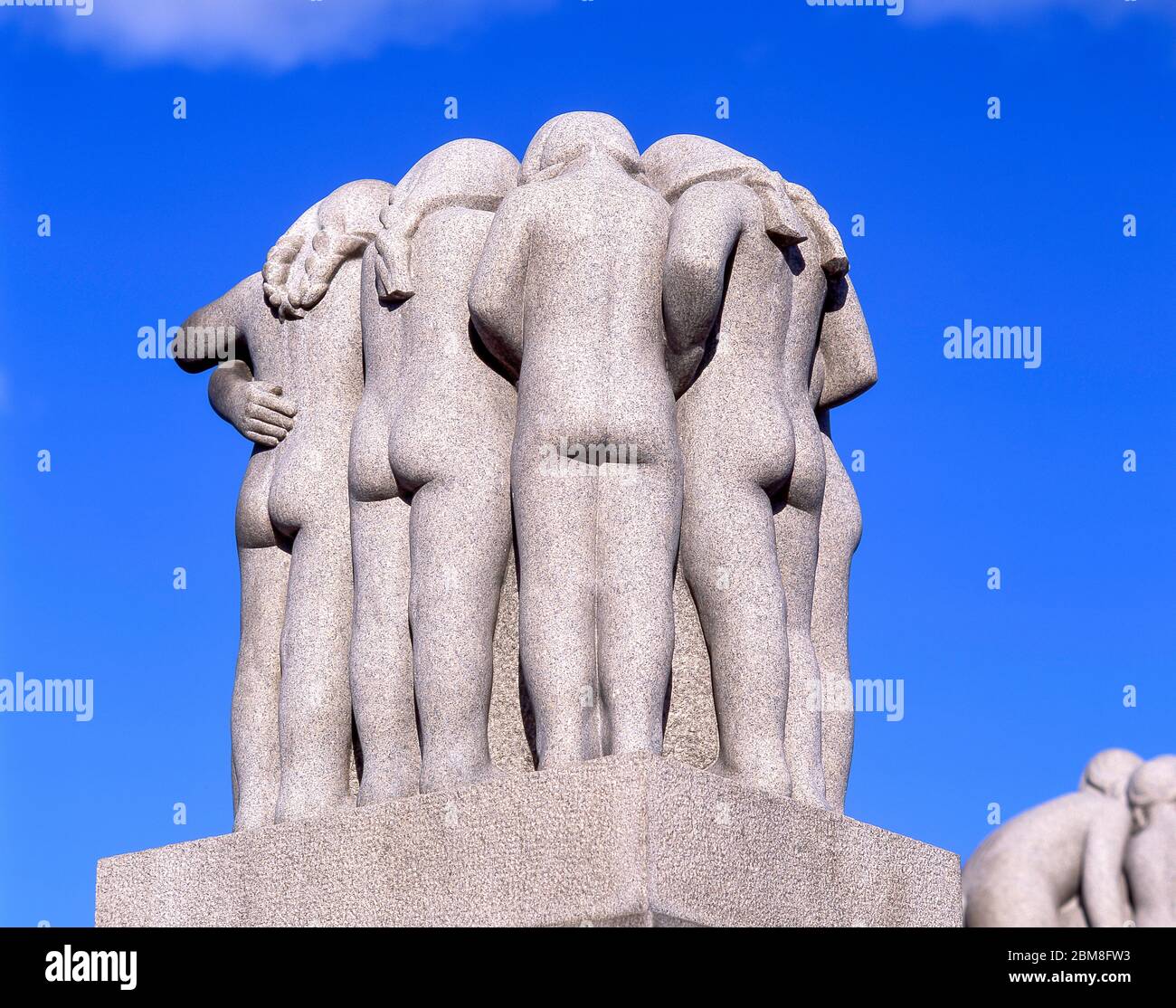 Sculptures de Vigeland dans le parc Frogner, Bydel Frogner, Oslo, Royaume de Norvège Banque D'Images