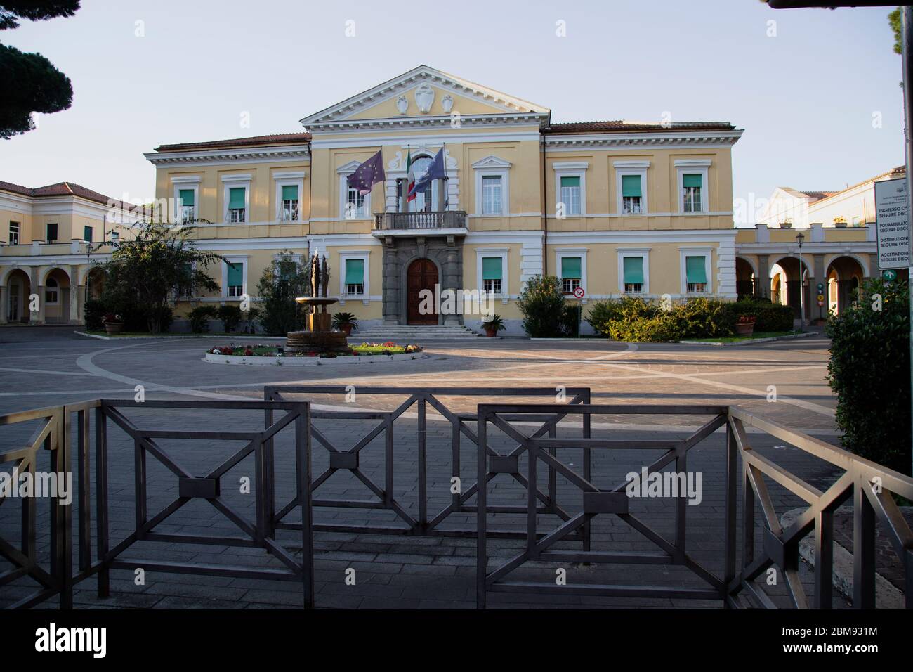 Lazzaro Spallanzani Institut national des maladies infectieuses à Rome, Italie, où des tests sont effectués pour la maladie du coronavirus 2019 COVID-19. Banque D'Images