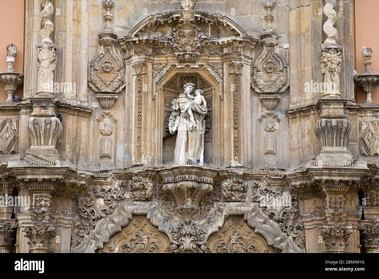 Église San Antonio Plaza, Cadix, Andalousie, Espagne, Europe Banque D'Images