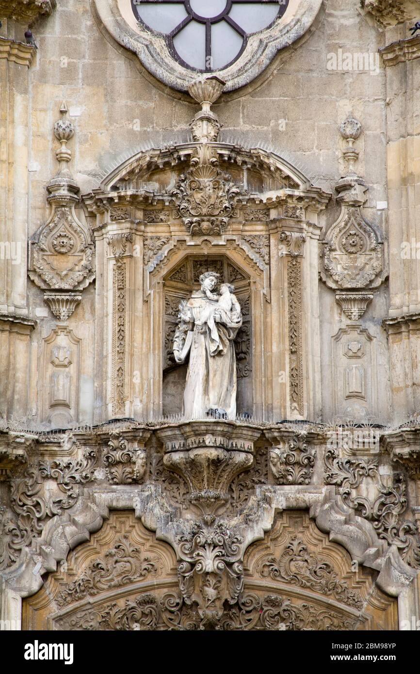 Église San Antonio Plaza, Cadix, Andalousie, Espagne, Europe Banque D'Images
