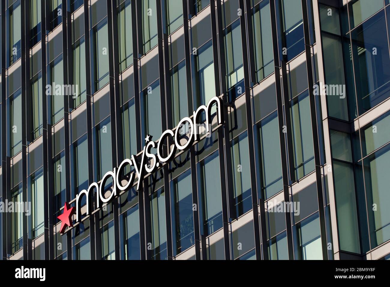 L'extérieur du bureau de Macy's Tech San Francisco vu le 9/2020. Macy's a fermé ses bureaux technologiques à San Francisco pour rationaliser ses activités. Banque D'Images