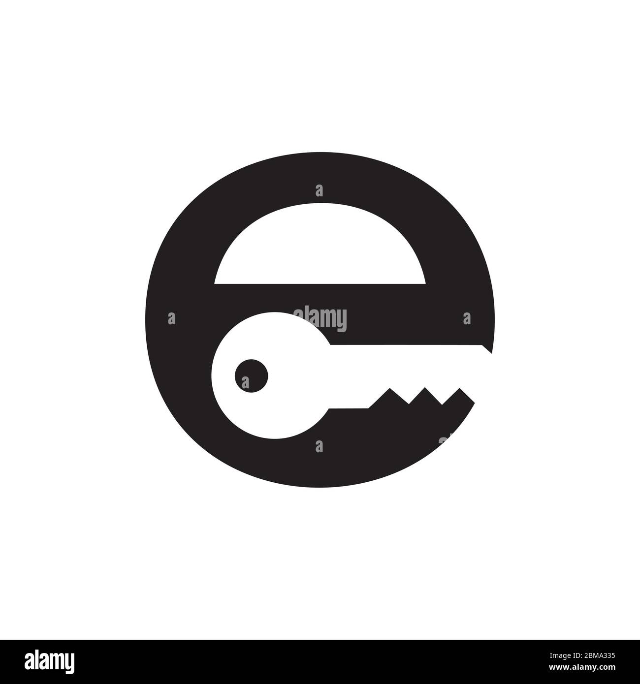 Concept de logo de la lettre E. Illustration de Vecteur